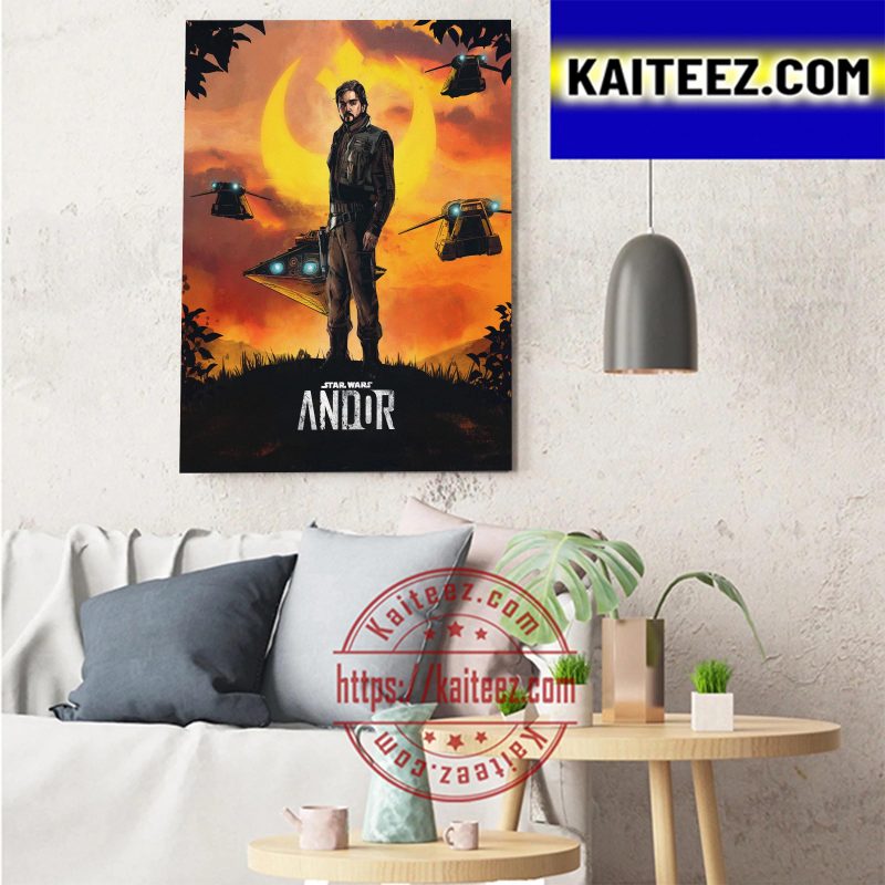 Star Wars Andor The Rebellion Fan Art Poster Movie Art Decor Poster ...
