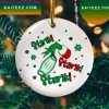 Starbucks Themed Funny Grinch Decorations Outdoor Ornament