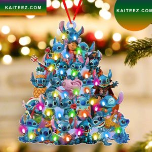 Stitch Christmas Tree Hanging Christmas Ornament