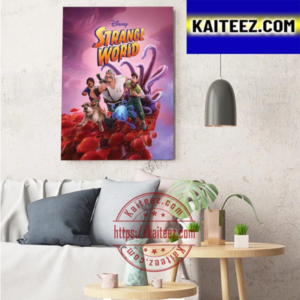 Strange World Of Disney International Poster Art Decor Poster Canvas