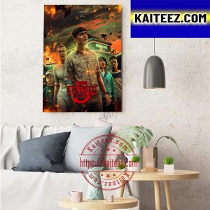 Stranger Things 5 Coming In 2024 Hawkins Will Fall Art Decor Poster Canvas