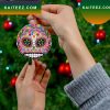 Sugar Skull Halloween Tree Decor Gift Friends Ornament