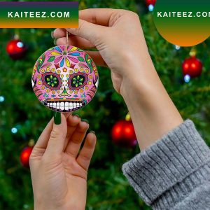 Sugar Skull Christmas Halloween Tree Decor Gift Friends Ornament