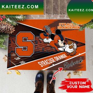 Syracuse Orange NCAA2 Custom Name For House of real fans Doormat