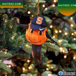 Syracuse Orange Football Otto The Orange Christmas Ornament