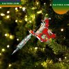 The Chainsaw Movie Led Lights Christmas Ornament