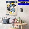 Tampa Bay Rays Clinched MLB Postseason 2022 Art Decor Poster Canvas