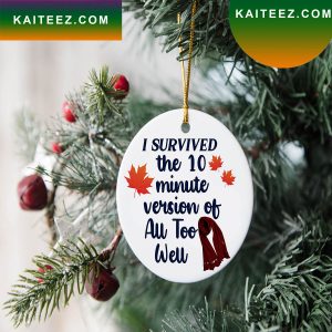 Taylor Swift Version All Too Well 10 Ornament