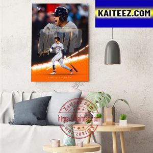 The ALCS MVP Is Jeremy Pena For Houston Astros In MLB Postseason 2022 Art Decor Poster Canvas