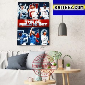 The American League Field Is Set In MLB Art Decor Poster Canvas