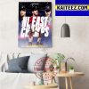 The Atlanta Braves Are 2022 National League East Champions Wall Art Poster Canvas