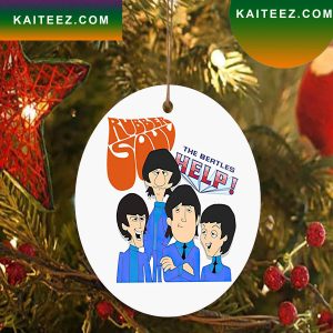 The Beatle Rock Band Christmas Ornament