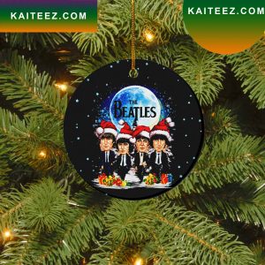 The Beatles Santa  Gift For Fans Christmas Ornament