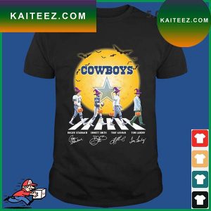 The Cowboys Team Abbey Road Halloween 2022 Signatures T-Shirt