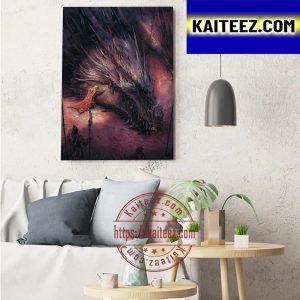 The Death Of Balerion And The Rise Of The Dragon In House Of The Dragon Art Decor Poster Canvas