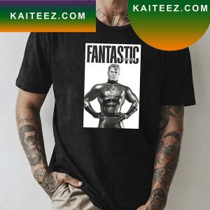 The Fantastic Four Johnny Storm All New Era Marvel Studios Stunning Portraits Fan Gifts T-Shirt