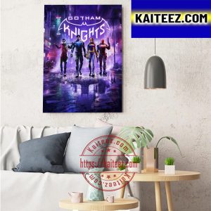 The Gotham Knights DC Comics Game Art Decor Poster Canvas