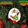 The Grinch Santa San Francisco 49ers Grinch Decorations Outdoor Ornament