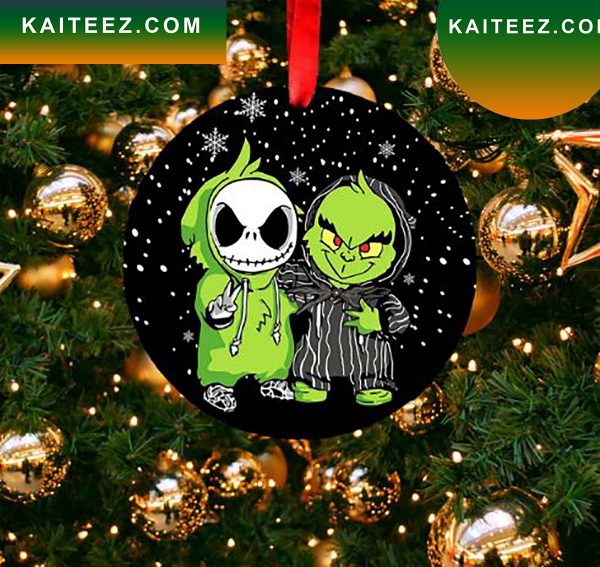 The Grinch Jack Skellington Christmas Ceramic Grinch Decorations Outdoor Ornament