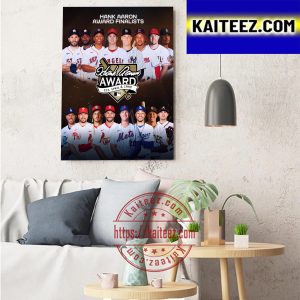 The Hank Aaron Award Finalists 2022 Art Decor Poster Canvas