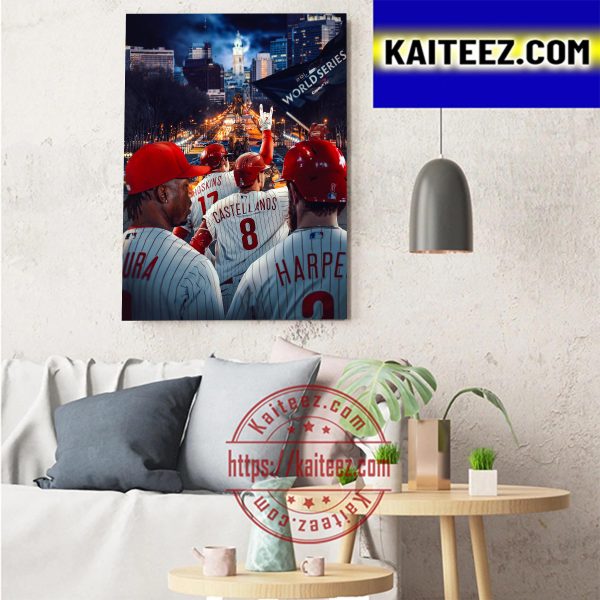 The Hunt For Red October Philadelphia Phillies In 2022 MLB World Series Art Decor Poster Canvas