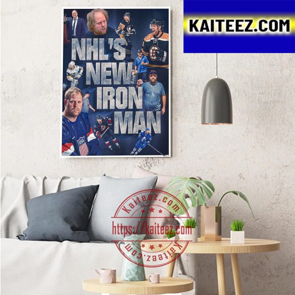 The NHL Has A New Iron Man Art Decor Poster Canvas