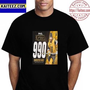 The NHL Iron Man Phil Kessel 990 Consecutive Games With Vegas Golden Knights Vintage T-Shirt