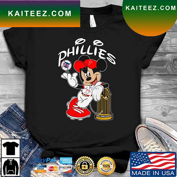 The Phillies Mickey Mouse 2022 World Series T-shirt - Kaiteez