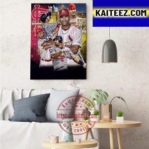 The St Louis Cardinals Albert Pujols 702 Home Runs In MLB Art Decor Poster Canvas