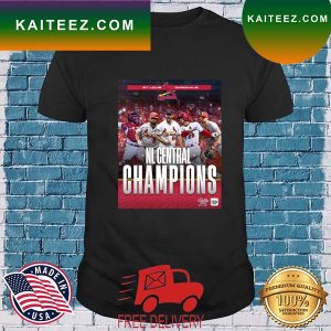 The St Louis Cardinals NL Central Champions T-shirt