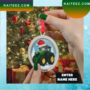 Tractor Personalized Ornament