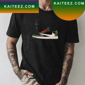 Travis Scott x Air Jordan 1 Low Olive Fan Gifts T-Shirt