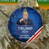 Trump 2024 Make Votes Count Again Christmas Ornament