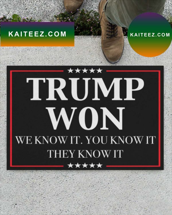 Trump won We know it Doormat