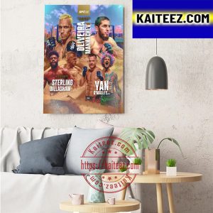 UFC 280 Fight Week Oliveira vs Makhachev Art Decor Poster Canvas
