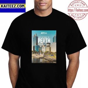 UFC 284 Returns To Perth Australia Vintage T-Shirt