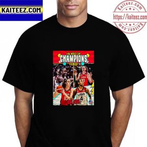 USA Basketball Champs 2022 FIBA Women’s Basketball World Cup Champions Vintage T-Shirt