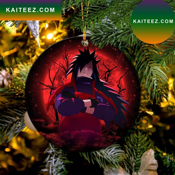 Uchiha Madara Moonlight Mica Circle Ornament Perfect Gift For Holiday