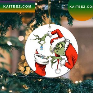Vaccine Meaning Gift Grinch Decorations Outdoor Ornament