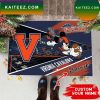 Virginia Tech Hokies NCAA1 Custom Name For House of real fans Doormat