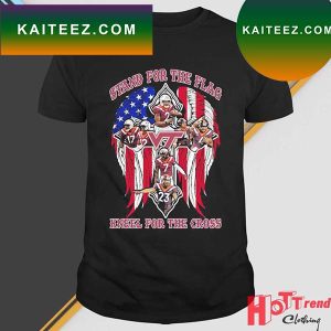 Virginia Tech Hokies Stand For The Flag Kneel For The Cross T-Shirt