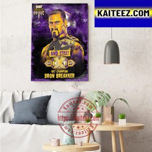 WWE NXT Champion Halloween Havoc Is Bron Breakker Art Decor Poster Canvas