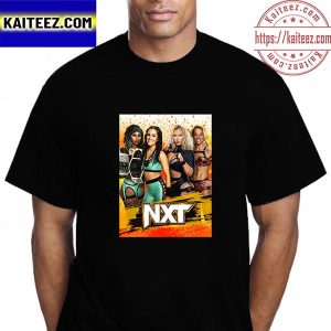 WWE NXT Womens Tag Titles Vintage T-Shirt
