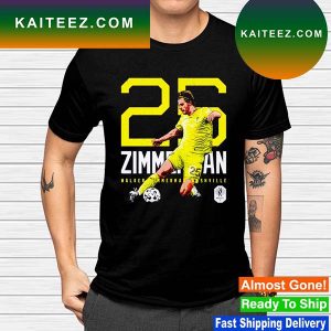 Walker Zimmerman #25 Nashville SC Bold Number T-shirt