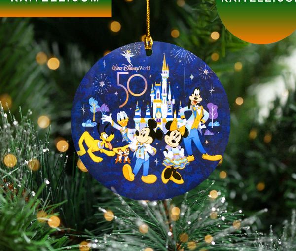 Walt Disney World 50th Anniversary Decor Ornament