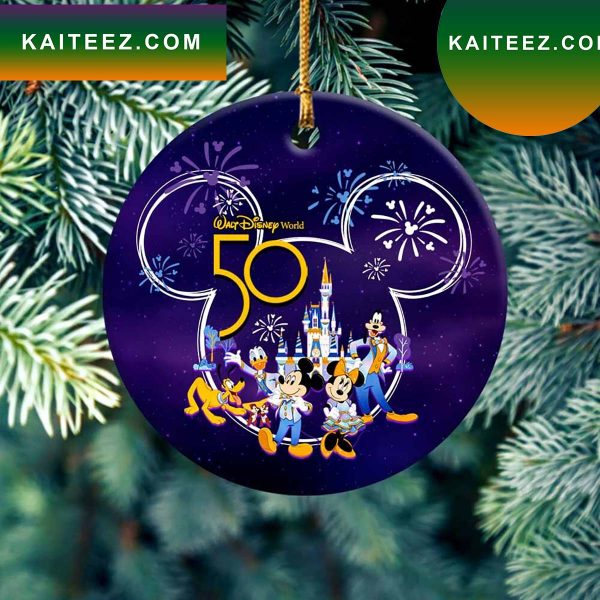 Walt Disney World 50th Anniversary Gift For Fans Ornament