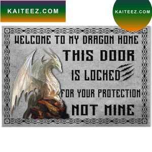 Welcome To My Dragon Home Doormat