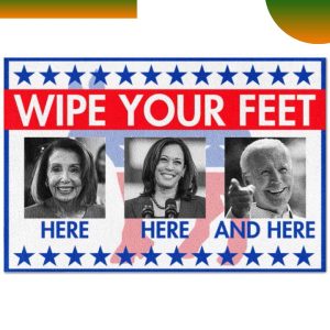 Wipe your feet Biden and Harris doormat