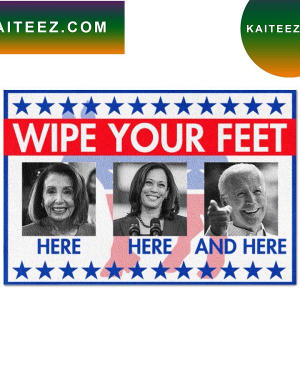 Wipe your feet Biden and Harris doormat