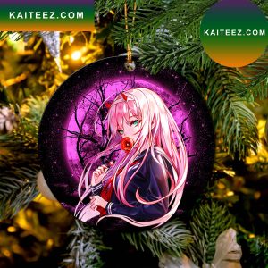 Zero Two Moonlight Mica Circle Ornament Perfect Gift For Holiday